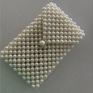 Pearl crossbody purse